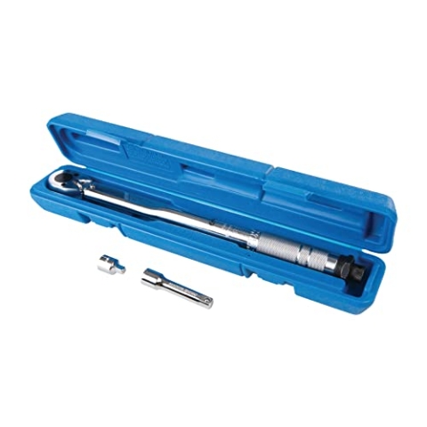 Silverline 962219 Drehmomentschlüssel 20-110 Nm 3/8" Größe, Silber