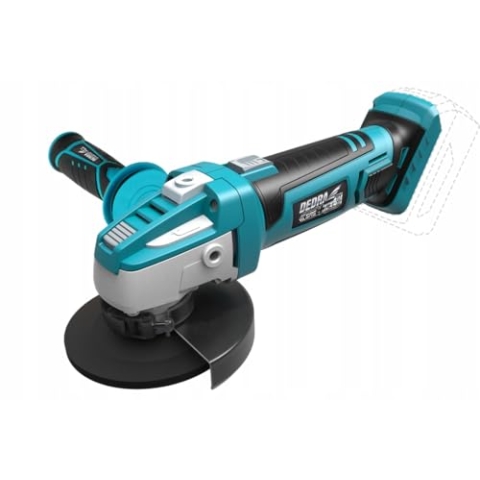 Akku-Winkelschleifer DEDRA DED7050 18V Ø125mm, 9500 RPM/min im Karton ohne Akku und Ladegerät, ergonomisches Leichtgewicht 1,8kg