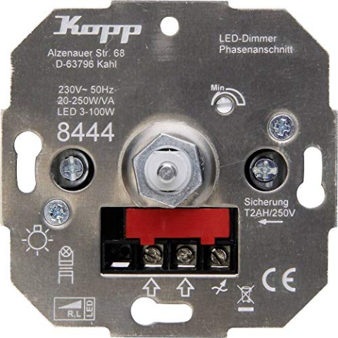 Druck-Wechselschalter - LED Dimmer, 100W/RL