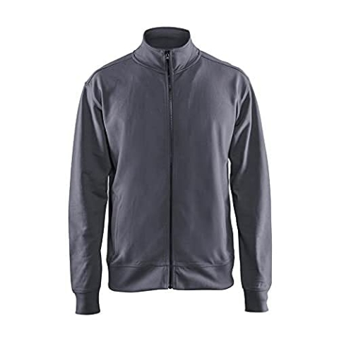 Blaklader 33711158 SWEATSHIRT MIT VOLLEM REIßVERSCHLUSS, Grau, grootte XXXL