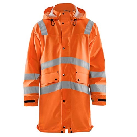 Blaklader 43262005 REGENMANTEL MIT HOHER VISKOSITÄT STUFE 3, Orange, grootte 4XL