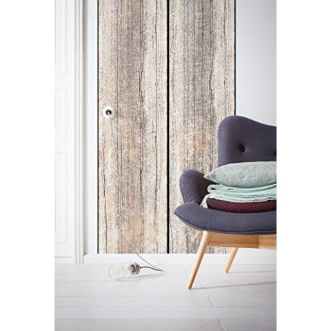 Komar Vlies Fototapete VINTAGE ROSE PANEL, 100 x 250 cm (Breite x Höhe), Tapete, Schlafzimmer, Wohnzimmer, Flur, Design, Dekoration, Wanddeko, von Komar