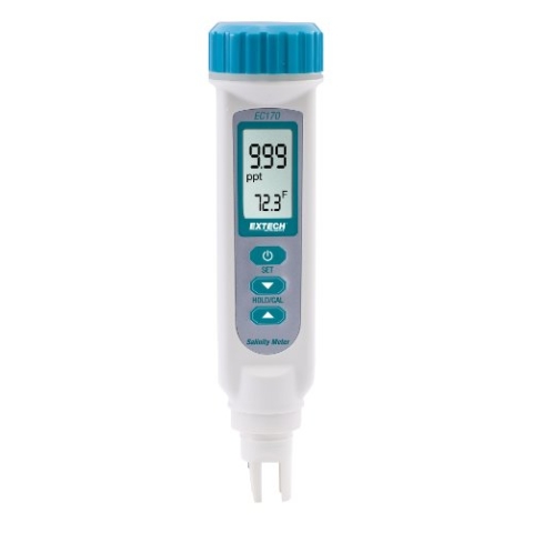 Extech Wasserdichtes Salzgehalts-/Temperaturmessgerät, 1 Stück, EC170