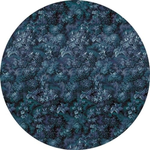Komar DOT runde und selbstklebende Vlies Fototapete Azul - Ø Durchmesser 125 cm - 1 Stück - Tapete, Dekoration, Wandtapete, Wandbild, Wandbelag, Designtapete - D1-038