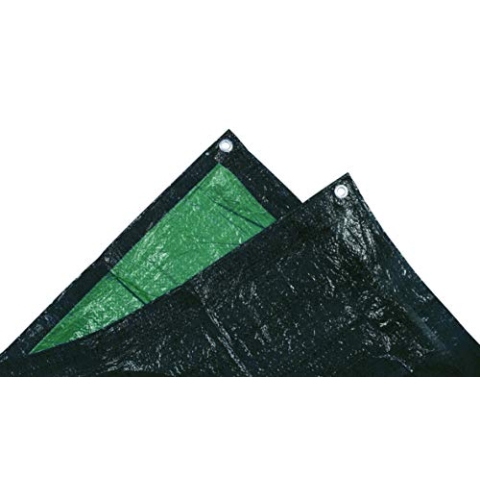 Tec Hit 882405 Abdeckplane Ultra schwere-Schutz 240 g/m² – 4 x 5 m