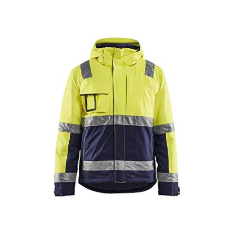 Blaklader 48701987 WINTERJACKE HIGH VIS, Gelb/Marine, grootte S