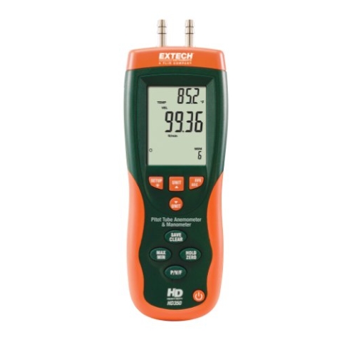Extech Staurohranemometer und Differenzdruckmanometer, 1 Stück, HD350