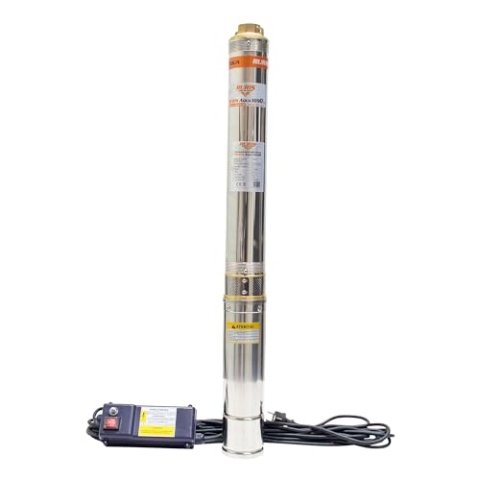 RURIS POWER FOR NATURE Tauchpumpe Aqua 1090 1100 W, 1 Zoll, 4000 l/h, max 140 m, Kabel 15 m mit Kontrollpanenau.