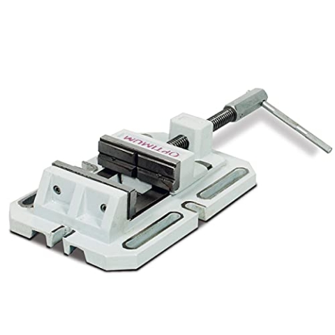 Optimum Bohrmaschinenschraubstock BSI 200 (Backenbreite, Spannweite 200 mm, Prismenbacken), 3000220