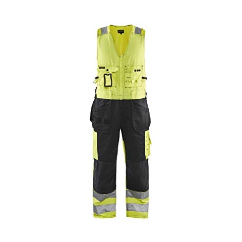 Blaklader 26531804 ÄRMELLOSER OVERALL MIT HOHER VISKOSITÄT, gelb/ schwarz, grootte D112