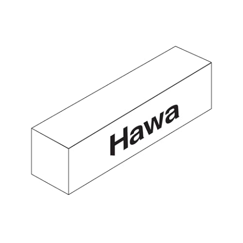 Beschlagset HAWA Junior 80/Z ohne Laufschiene ; 1 Garnitur