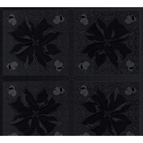 Architects Paper KARL LAGERFELD - Vliestapete Kaleidoscope - Luxustapete 10,05m x 0,53m - Designertapete Made in Germany - schwarz 378453 37845-3