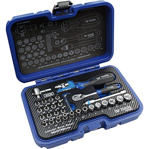 LSR TOOLS Steckschlüsselsatz Xion auch für beschädigte Schrauben, 1/4 Zoll, 36-teilig, 88820200