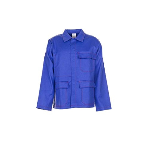 Planam 1732048 Hitze/Schweißerschutz Jacke, 500 g/m², Kornblau, Größe 48