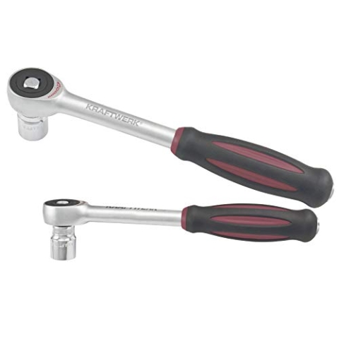 Kraftwerk Drehgriff-Knarren-Satz 1/4"+1/2"