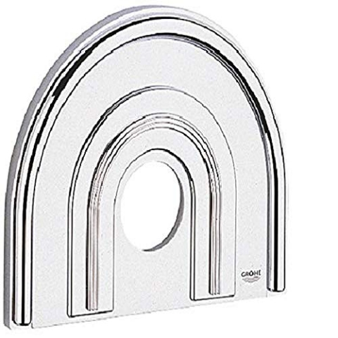 GROHE Rosette 181 x 235 mm (Original Ersatzteil, Langlebig, Robust, Herstellergarantie: 5 Jahre), Chrom/Mattchrom, 47459IP0