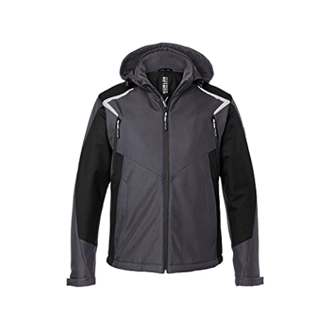 KÜBLER Workwear | KÜBLER BODYFORCE Winter Softshell Arbeitsjacke | anthrazit/schwarz | Größe L