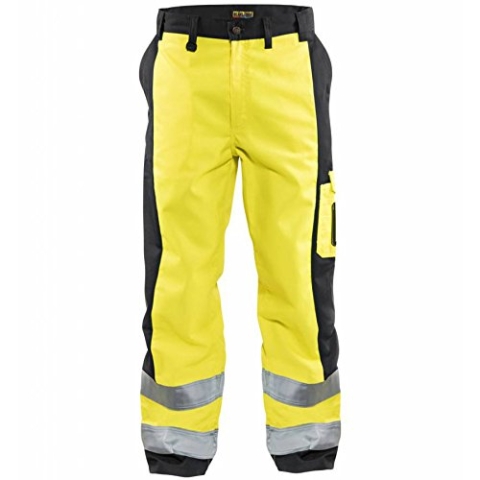 Blaklader 15831860 Hose mit hoher Sichtbarkeit, gelb/ schwarz, grootte C48