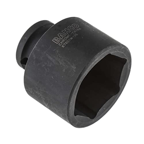 Bahco 1/2 Zoll, 36mm Sechskant Schlag-Steckschlüssel Legierungsstahl, 50 mm