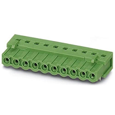 Phoenix Contact Steckbarer Klemmenblock Invertierte Stiftleiste 4-Kontakte 5.08mm-Raster gewinkelt, Packung a 50 Stück