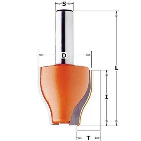 CMT Orange Toos 990.603.11 - Vertikale Abplattfräser HW D=38X38 S=12