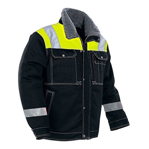 Jobman Winterjacke, 1 Stück, L, schwarz/gelb, 117913-9921-6