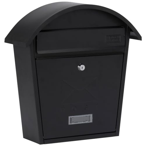 Sterling MB06 Klassischer Briefkasten, Schwarz