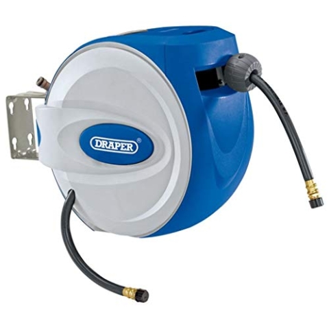 DRAPER rah10 Roll-Air Schlauch auf Spule, blau, 10 m