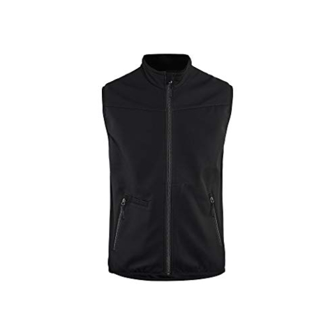 Blaklader 38502516 SOFTSHELL-WESTE, Schwarz/dunkelgrau, grootte XXXL