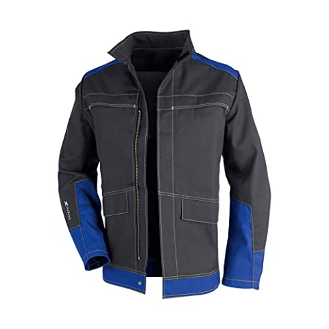KÜBLER Workwear | SAFETY 6 Arbeitsjacke PSA 3 | anthrazit/kbl.blau | Größe 54