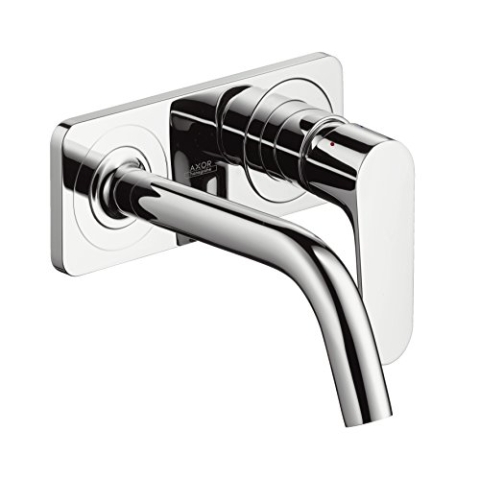AXOR Wasserhahn Citterio M Unterputz Einhebel-Waschtischarmatur, Auslauf Höhe 167mm, Wandmontage, Chrom