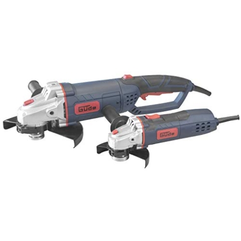 Güde 72086 WS 125/230 2TLG. Winkelschleifer SET (2X Winkelschleifer, 900/2350W, 31/65mm Schnitttiefe, Ohne Scheibe)