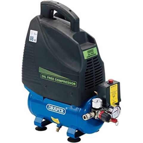 Draper 6-L, 1,1kW Öl-Freier Kompressor, 1 Stück, 24974