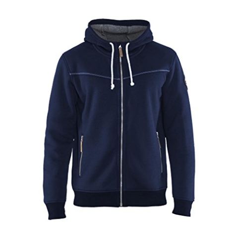 Blaklader 49332514 KAPUZENPULLOVER MIT FLORFUTTER, Marineblau, grootte S