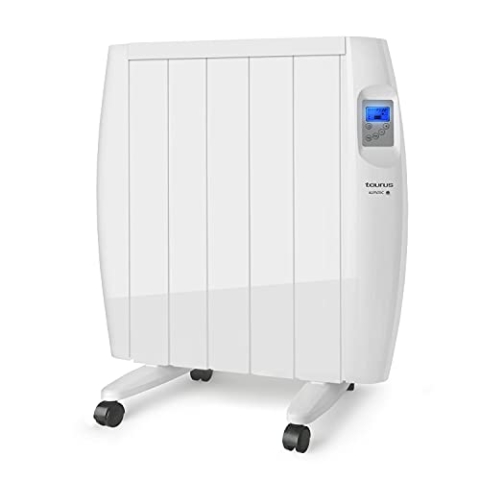 TAURUS – Malbork 900W trockener Trägheits-Elektroheizkörper | Wochen- und Tagesprogrammierer, einstellbarer Thermostat (10–35 °C), automatische Abschaltung | LCD-Bildschirm mit Hintergrundbeleuchtung