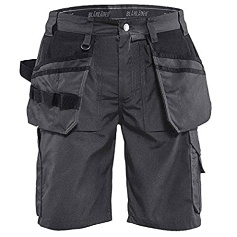 Blaklader 15261845 Handwerker-Shorts Leichtgewicht, Dunkelgrau/Schwarz, grootte C64