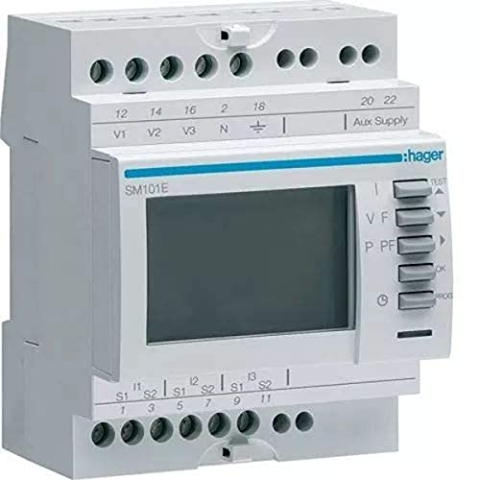 Hager SM101E Multimessgerät f.Hutschiene