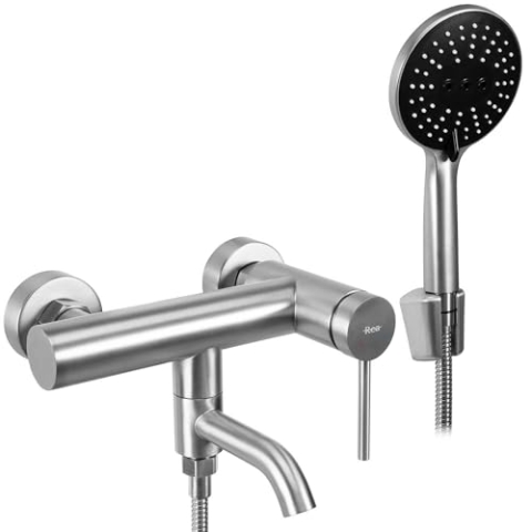 Rea B6874, Badewannenarmatur CLIF, Brushed nickel