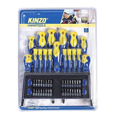 Kinzo Schraubendreher-Set, 49 Stück, 8711252935263