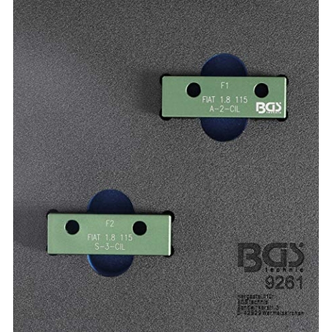 BGS 9261 | Werkstattwageneinlage 1/6: Nockenwellen-Arretierwerkzeug-Satz | für Fiat, Lancia 1.8l 115 PS