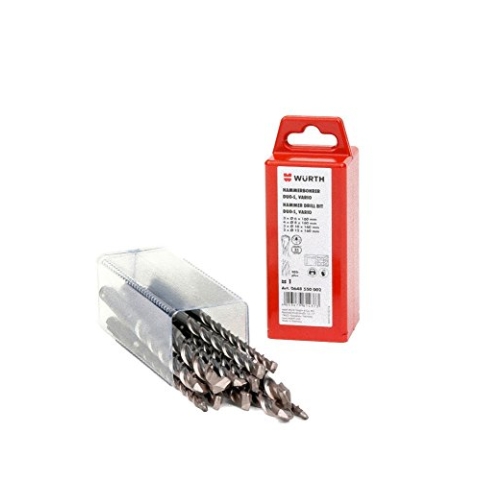 Würth 648550002 ASS.PUNTE PLUS-DUO-SV 6-12MM 12PZ, Grau