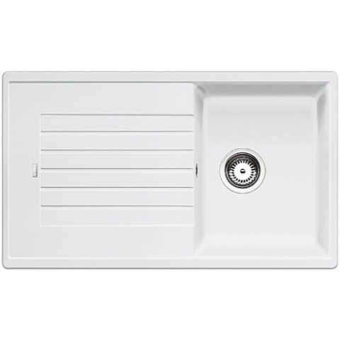 BLANCO 516730 Küchenspüle Zia 45 SL, Silgranit PuraDur, Weiß