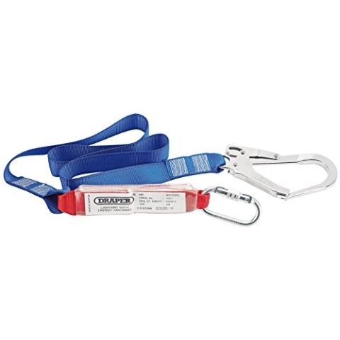 DRAPER 82473 Sicherheit Zurückhaltung Lanyard, blau, 2 m