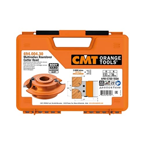 CMT ORANGE TOOLS 694.004.30 - HARTMETALL-RADIUSMESSERKOPF R=15/20 D=143X25X30