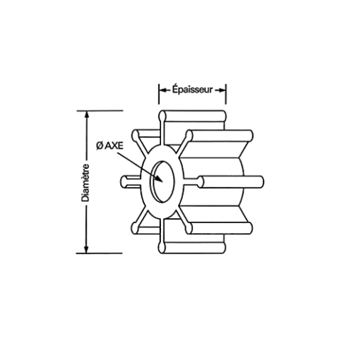 IMPULSOR NEOPRENO 1414-0001