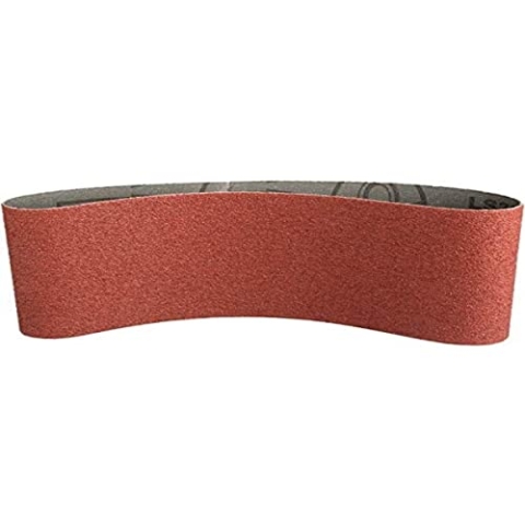 Klingspor 6292 - Schleifbänder für Handbandschleifer für Holz, Metalle, NE -Metalle - BH|LS309XH|60|S|F5|110X620 - Inhalt: 10 Stück