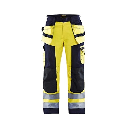Blaklader 15791514 Multinorm-Handwerker-Hose, Gelb/Marine, grootte C62