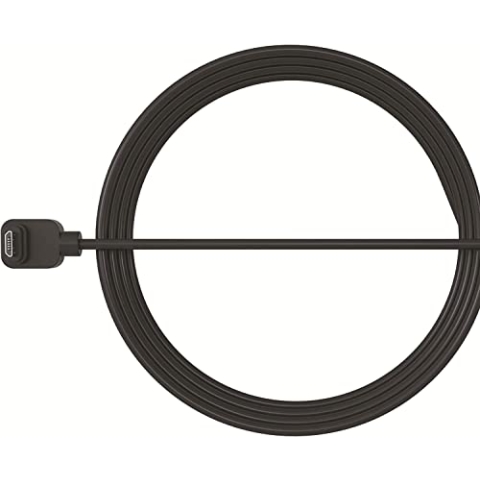 Arlo Zertifiziertes Zubehör, Magnetisches Ladekabel, Aussen, 7.6m, Kompatibel Mit Arlo Essential Gen 1 & Essential XL Gen 1 Überwachungskamera Aussen WLAN, Schwarz