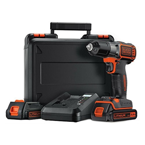 Black + Decker Akku-Schlagbohrmaschine ASD14KB 14,4 V, 1,5 A