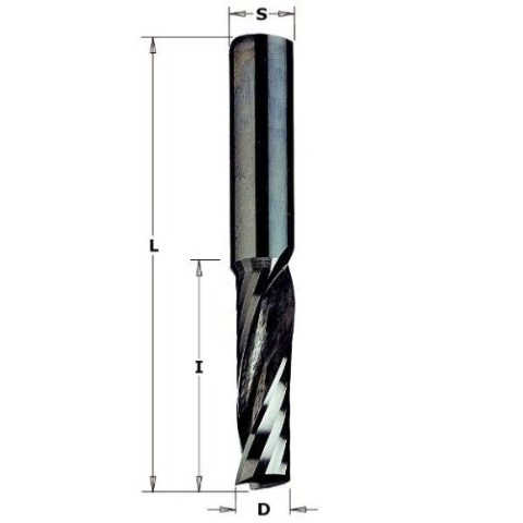 CMT 198.101.11 - Fresa helicoidal z1 pos. d=10x42x80 hwm dx